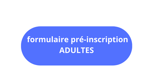 Formulaire pré-inscription Tennis Club Paris Centre adultes